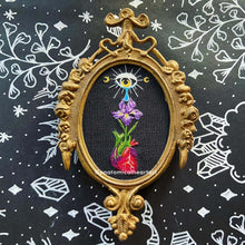 Load image into Gallery viewer, Embroidertober 2022: Week 3: Symbols - Grief, Hope, Love