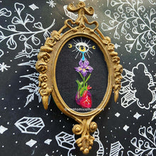 Load image into Gallery viewer, Embroidertober 2022: Week 3: Symbols - Grief, Hope, Love