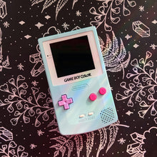 Load image into Gallery viewer, Modded Game Boy Color - Teal & White