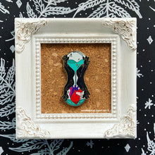 Load image into Gallery viewer, The Healer - Anatomical Heart Hourglass Enamel Pin
