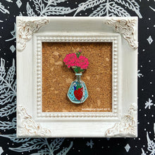 Load image into Gallery viewer, Cultivate Love - Gold Anatomical Heart &amp; Roses Potion Enamel Pin
