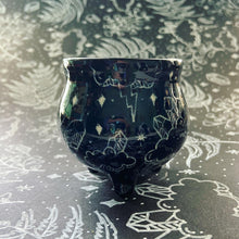 Load image into Gallery viewer, Ceramic Cauldron  - Clouds - X-Small (xs2)
