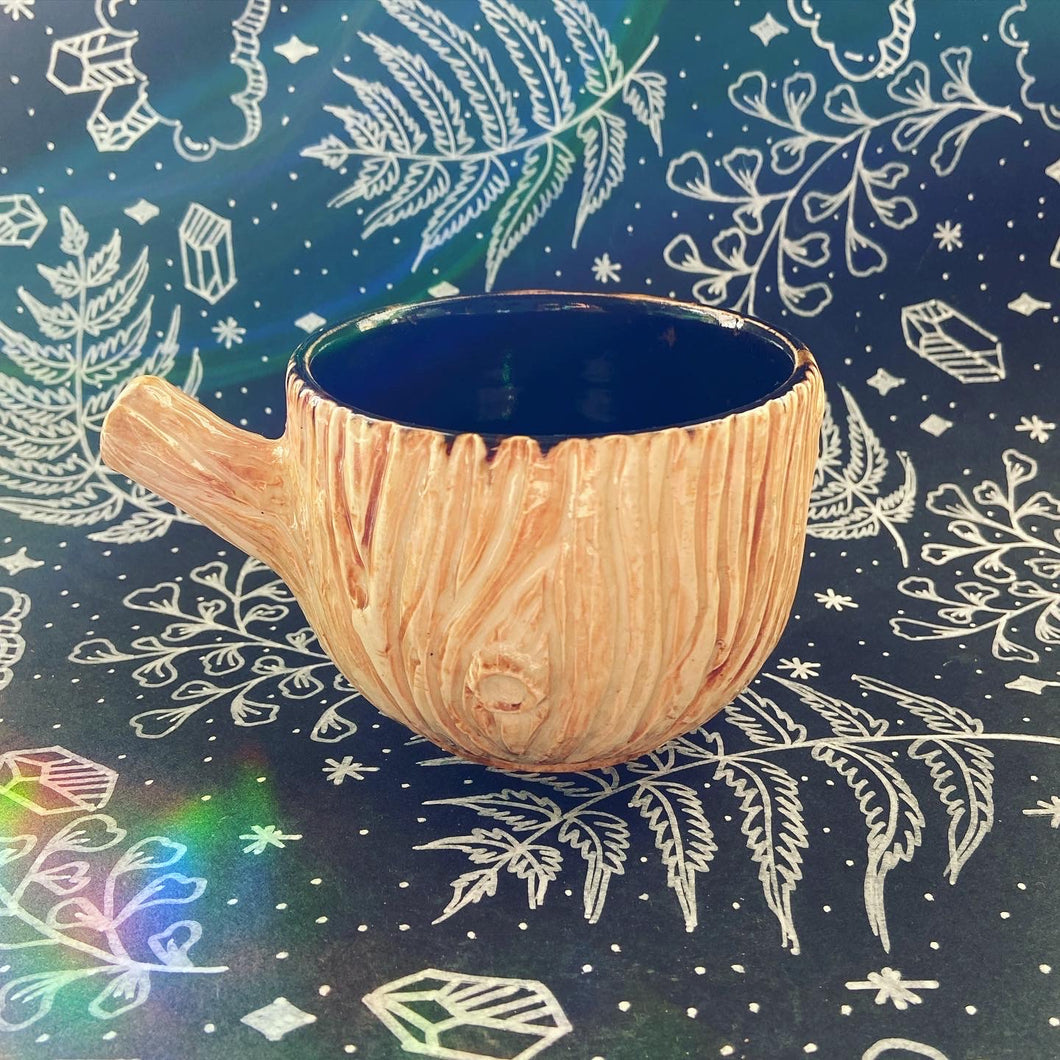 Ceramic Wood Mug Medium (a)