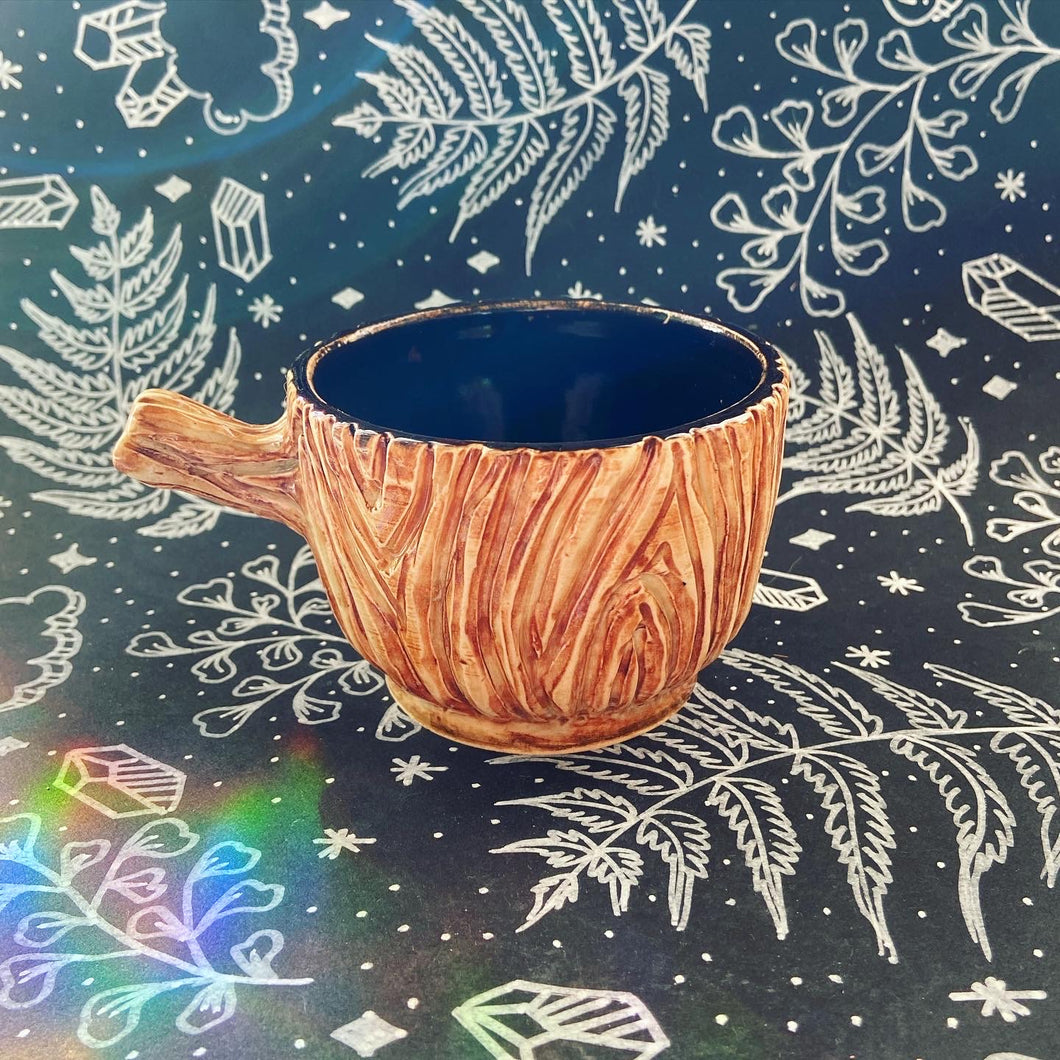 Ceramic Wood Mug Small (b)